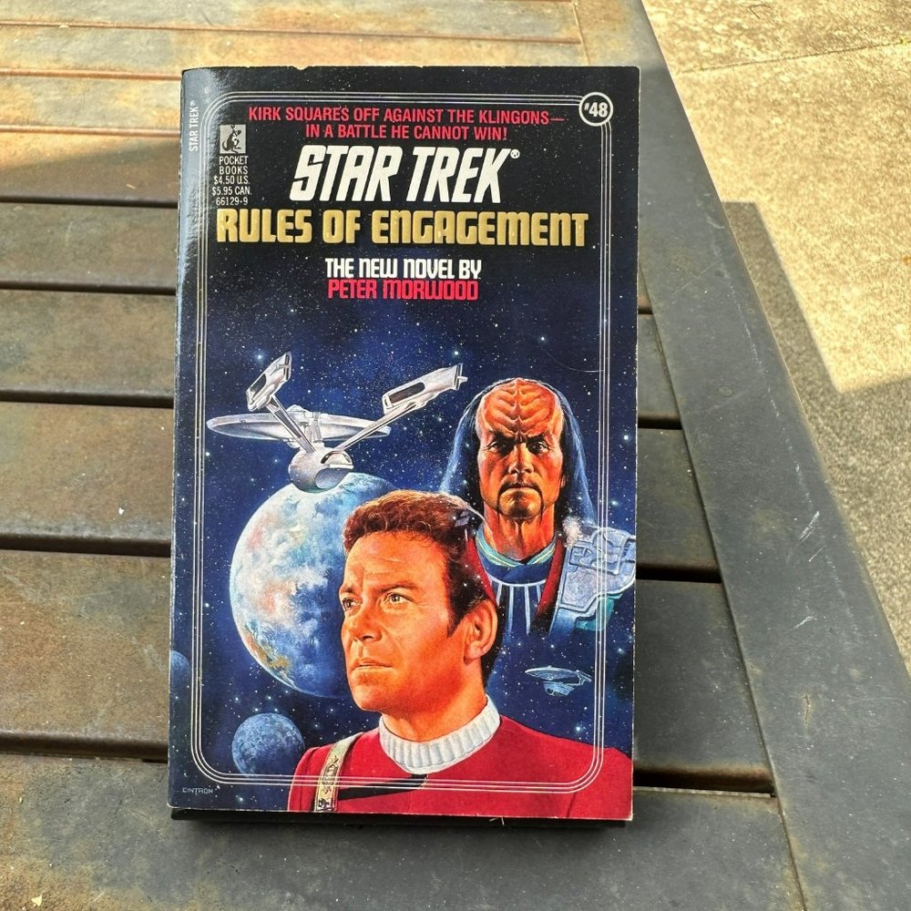 Star Trek - Rules of Engagement Paperback Book - 1st Printing - 1990